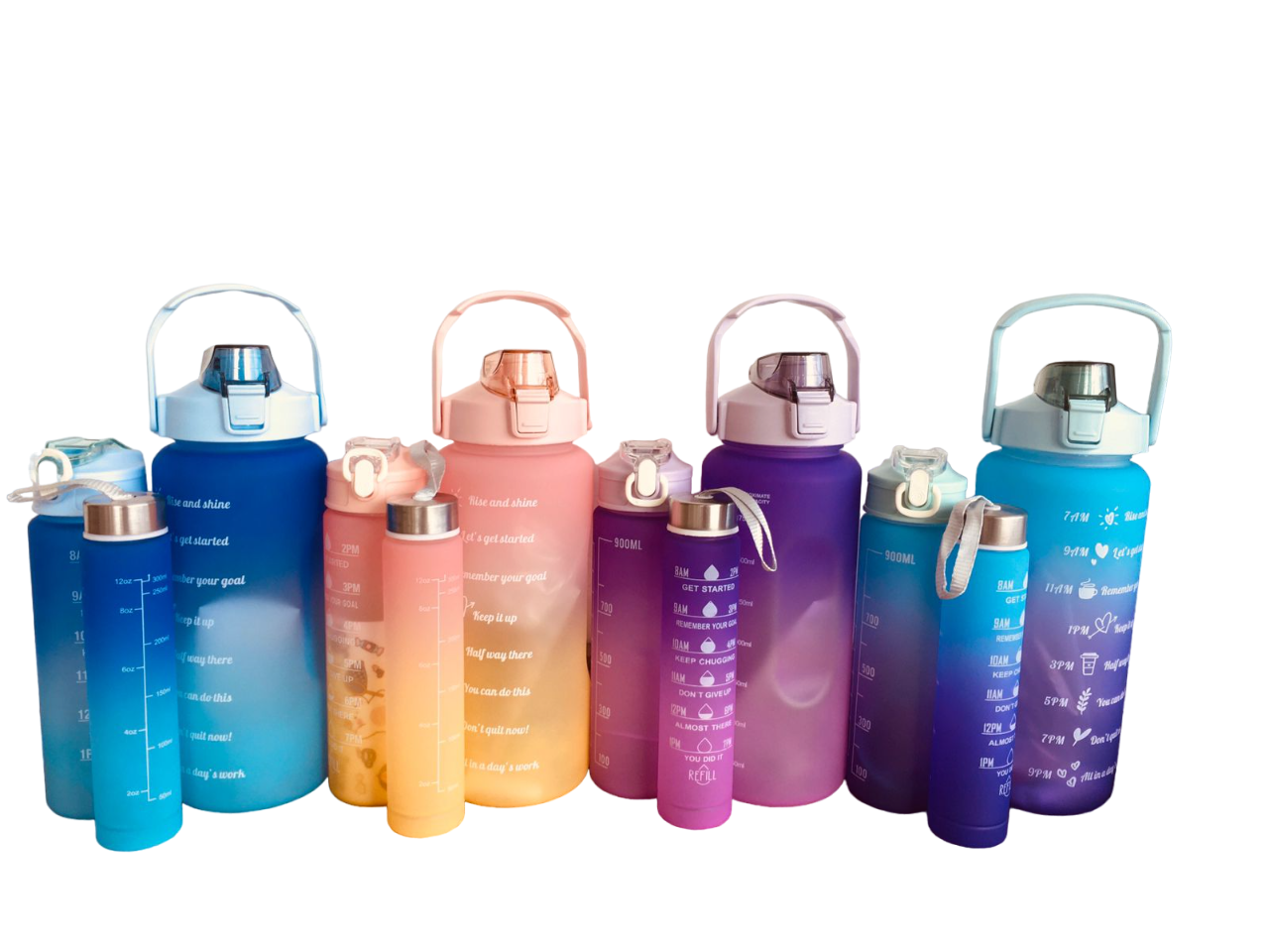 Combo de 3 TRIO DE TERMOS MOTIVACIONALES